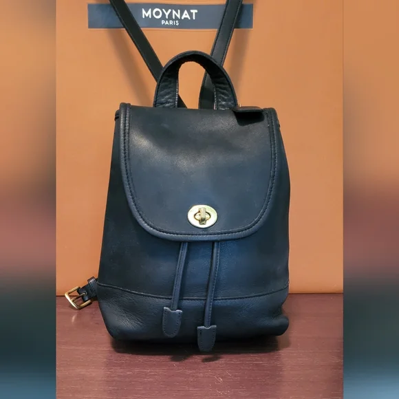 Coach | Bags | Vintage Coach Daypack Mini Backpack 996 Black